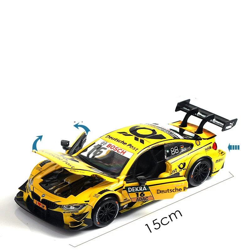 Масштаб 1:32 применяется модель лошади M4 DTM из сплава металла Литые декоративные