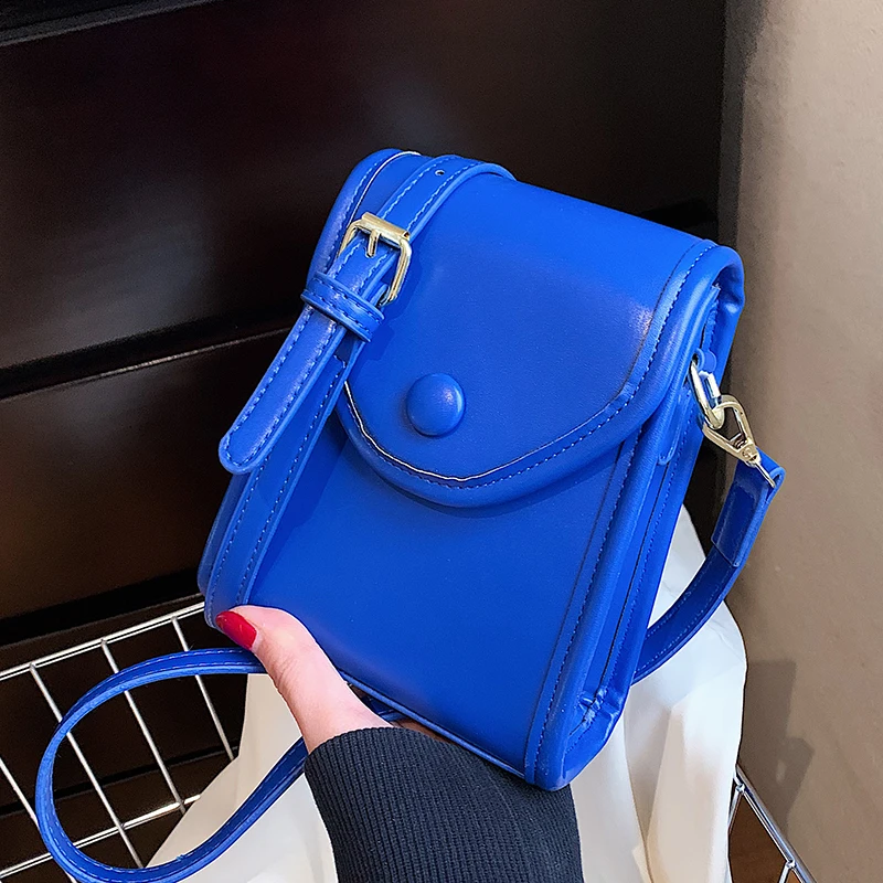 

Woman New Vintage Handbag PU Leather Personality Small Square Bag All-match Crossbody Shoulder Bag Fashion Tide Spring 2022