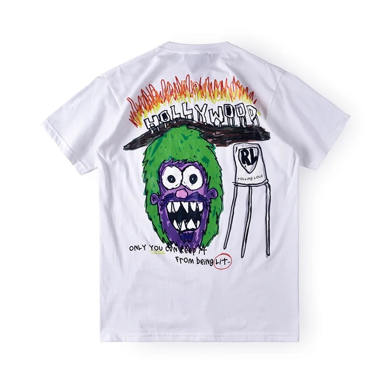 

Dover street market hand painted doodle