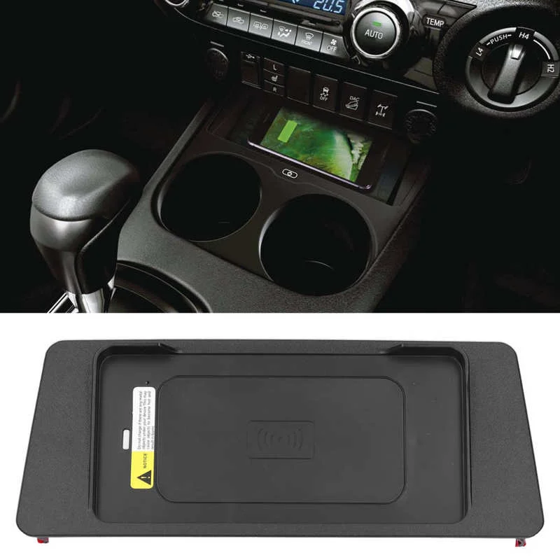 

15W Car Wireless Charger QI Fast Charging Phone Holder Plug and Play Fit for Toyota Hilux -2020 Car accessories