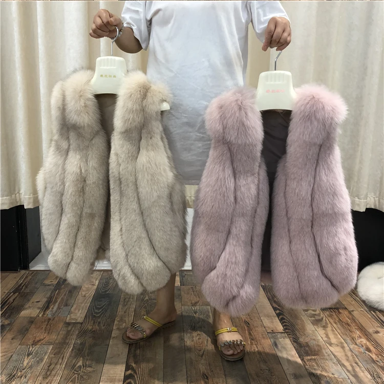 ZDFURS* натуральный Лисий меховой жилет для женщин Зима Осень Теплый Женский жилет без рукавов из лисьего меха женский цветной натуральный короткий жилет
