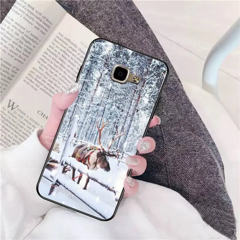 Yinuoda Landscape Winter Light Snow Phone Case for Samsung A51 01 50 71 21S 70 31 40 30 10 20 S E 11 91 A7 A8 2018