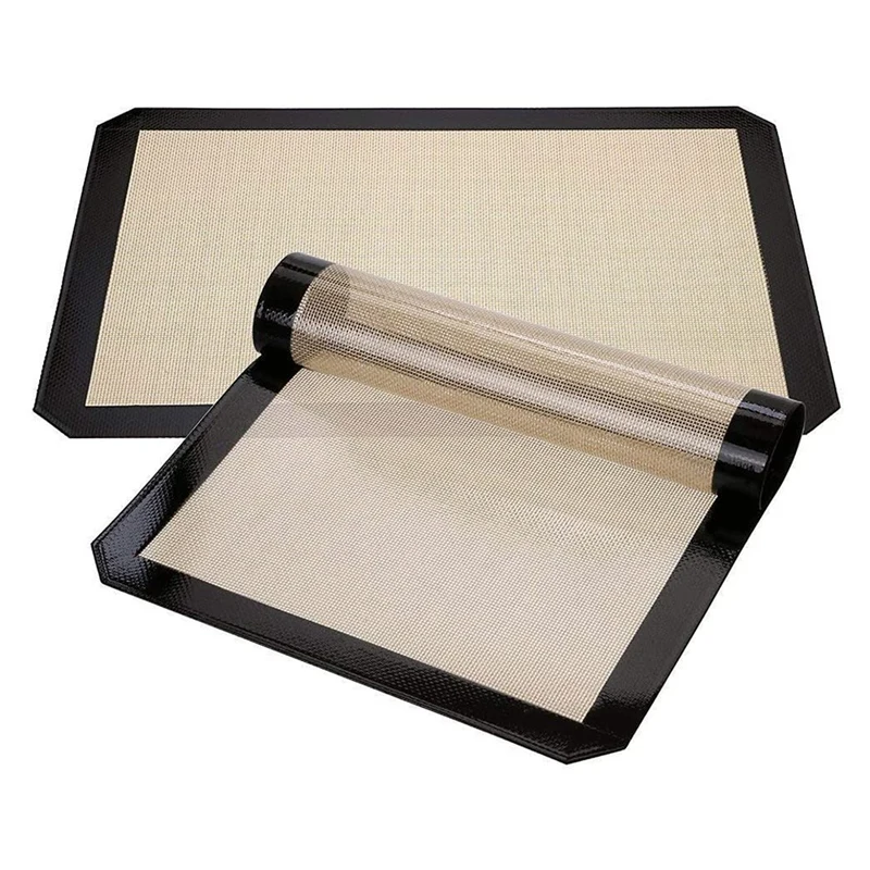 

3 Pcs Baking Mats Set,Reusable Baking Tray Sheet Liner,Non Stick,Cooking Bakeware Mat for Cookie,Pastry,Roasting