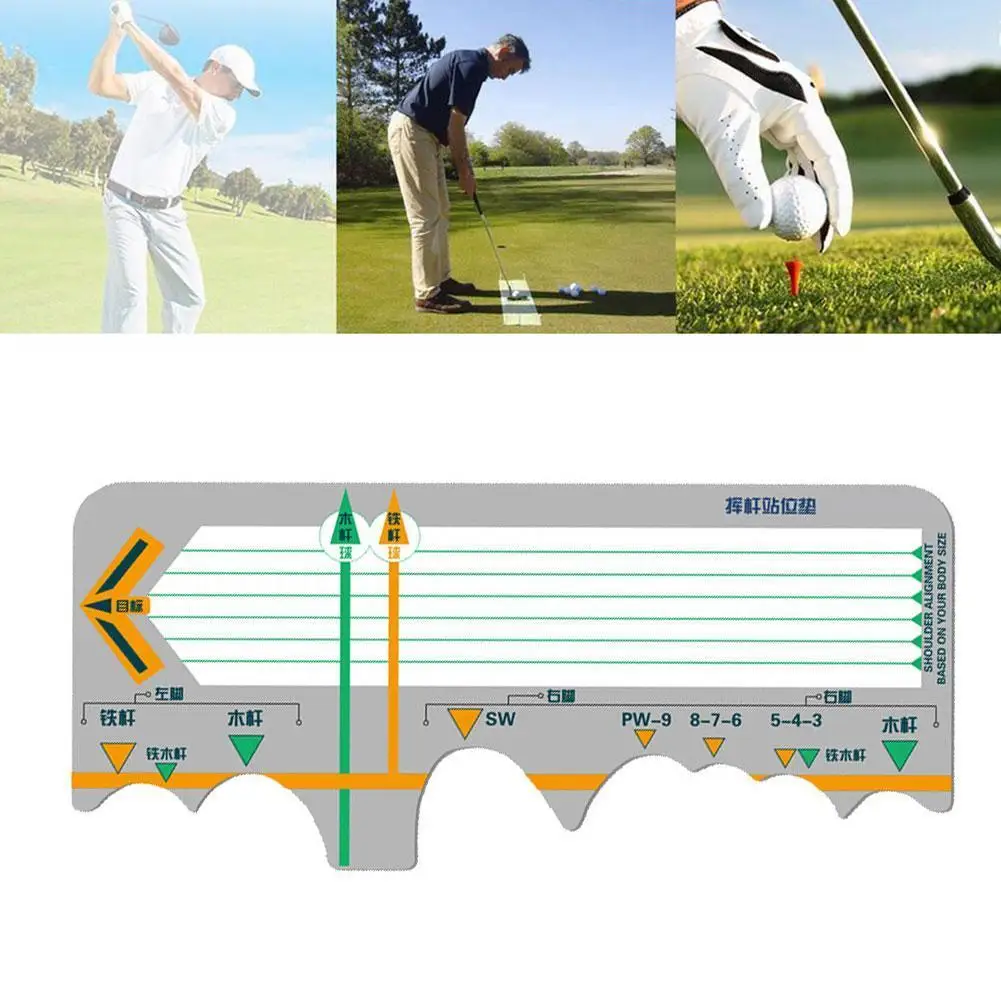 

Golf Station Board Swing Trainer Practice Corrective Calibration Posture Supplies Beginners Training Batting Golf Accessori R4D6