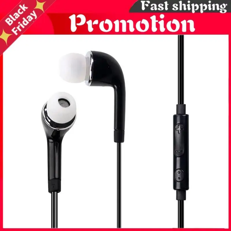 

In-Ear Stereo Headset Earphone For Universal Android Cell Phone Compact Ergonomic Design High Resolution Dynamic Thick Bass