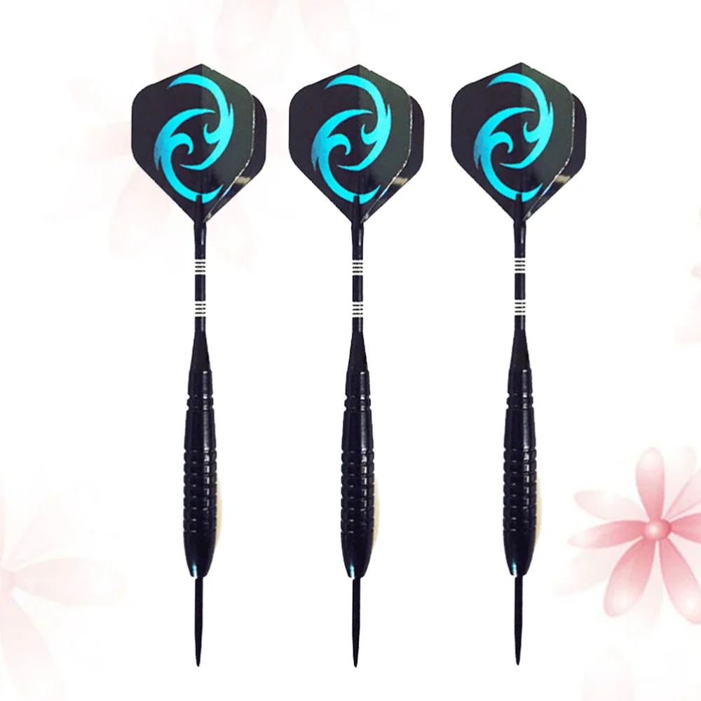 

3pcs 23g Metal Darts Drop-resistant Pin-type Darts Sequin Needle Tipped Darts Aluminum Rod Flights Darts Sports Accessory (Blue)