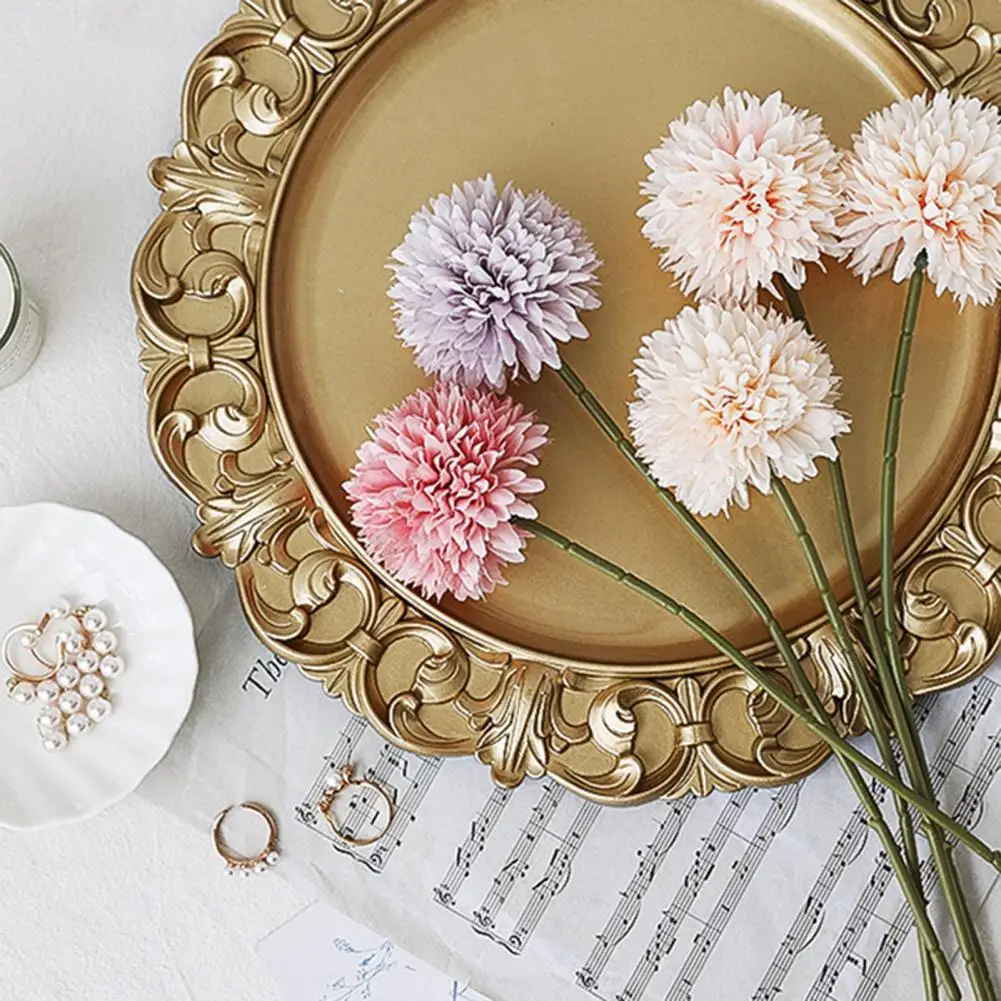 

1Pc Simulation Dandelion Realistic Looking Charming Faux Silk Flower Floral Arrangement Artificial Flower for Office