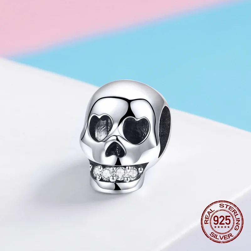 Женские бусины в виде черепа для Хэллоуина подходят оригинальных искусственных