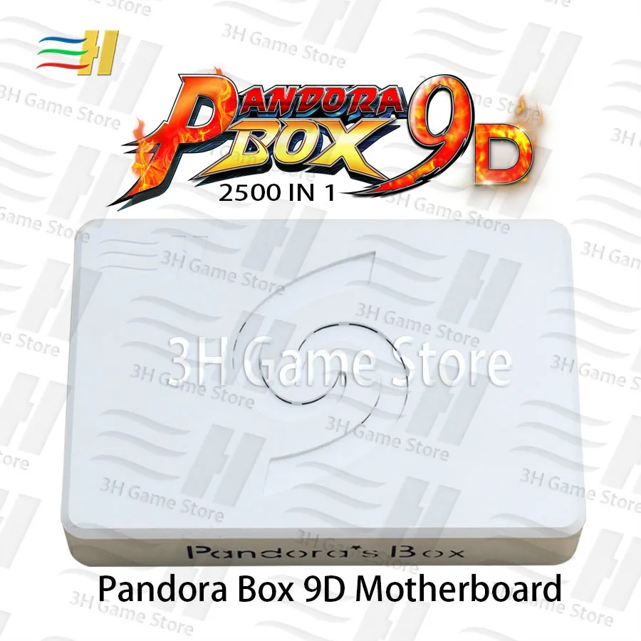 Pandora Box 9D материнская плата геймпад Набор двойной проводной геймпад беспроводной геймпад HDMI VGA подключение ТВ ПК 2500 В 1 Поддержка 3D Tekken