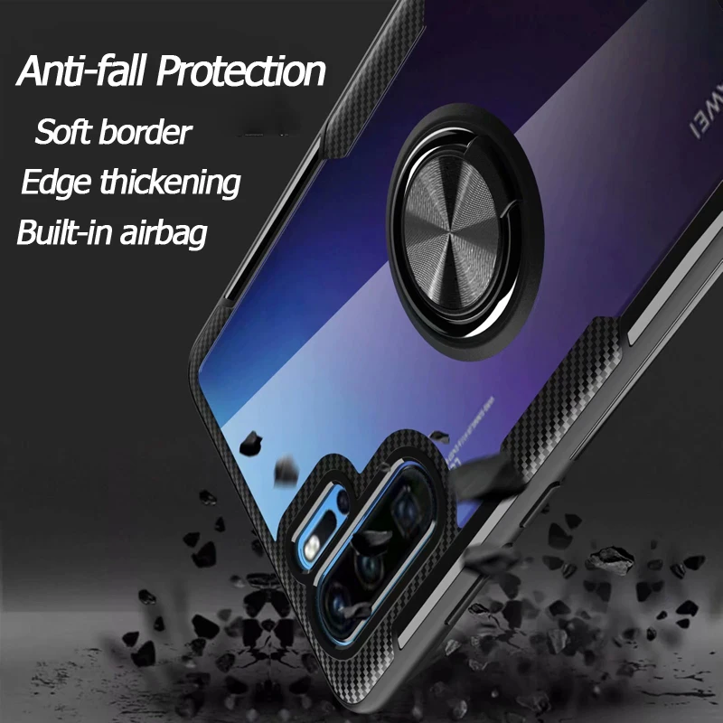 Для huawei P30 Lite Pro mate 30 20 P20 Pro Nova 4e 4 5T 5i Honor 20i V20 чехол автомобильный Магнитный кронштейн крышка оболочка анти-осень Funda