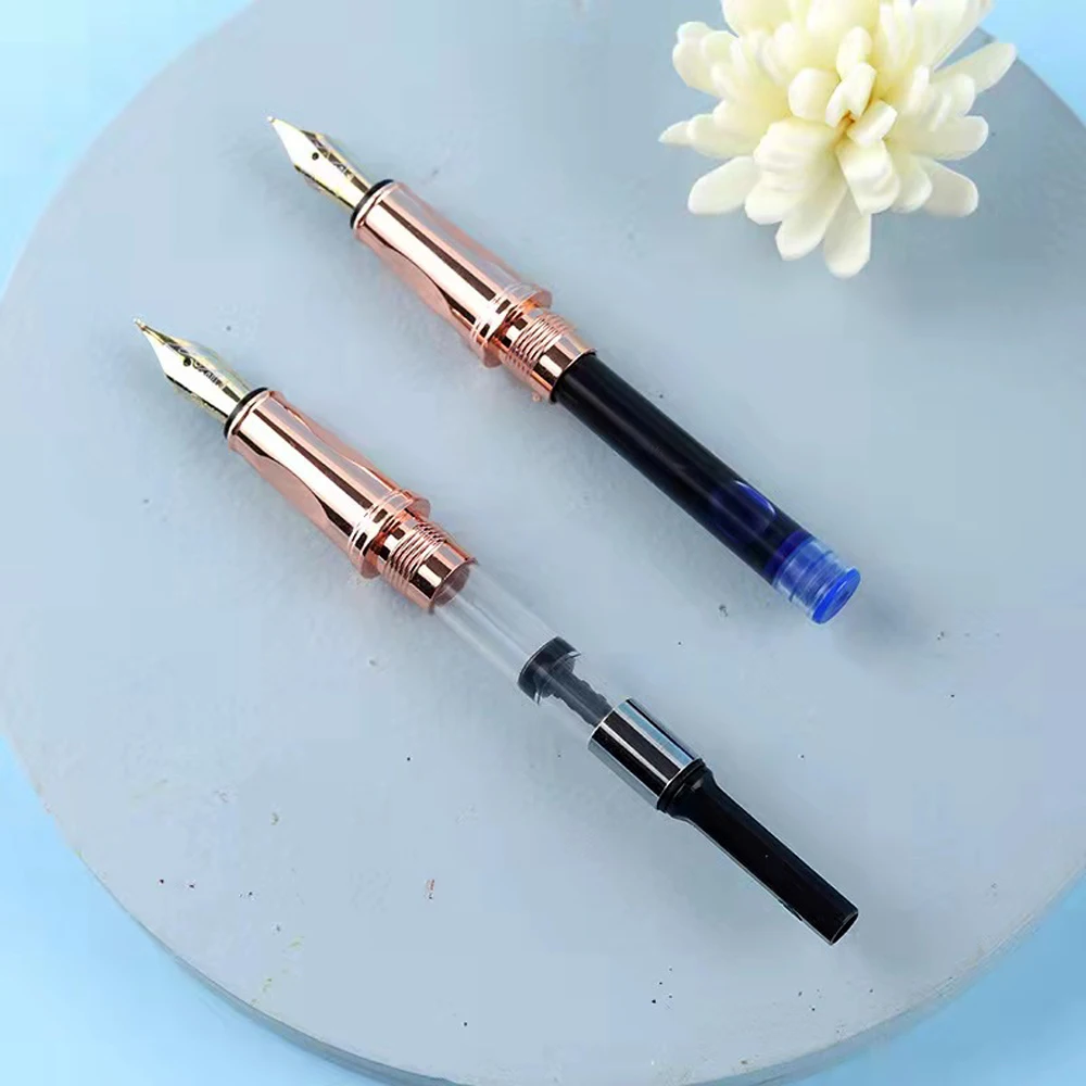 12Pcs Elegant Office Supplies Metal fountain pen School Pens For Writing Morandi Beautiful China Stationery Durable Ink Pen - купить по