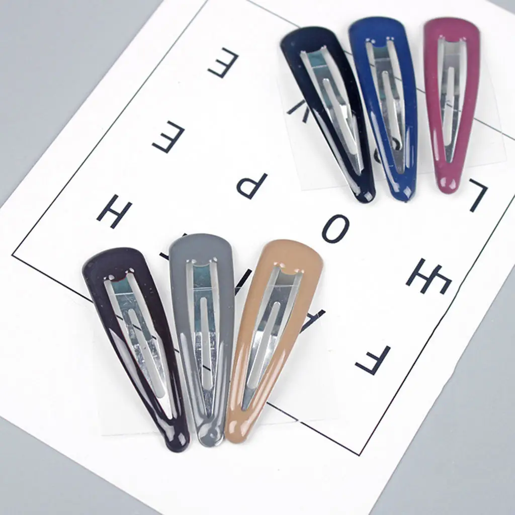 12 Pieces Acrylic Clips Clamps for Hair Decoration Styling DIY Design Skin Color | Красота и здоровье