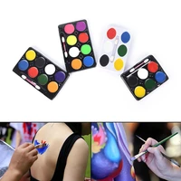 68 colors non toxic water paint oil body makeup face painting art kit with brush for christmas fancy carnival vibrant party