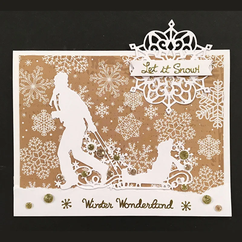 2019 Новое поступление Санта Клаус металлические Вырубные штампы трафарет с