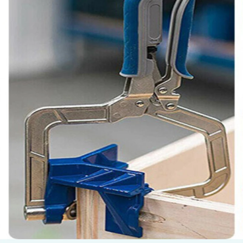

Многофункциональный угловой зажим под прямым углом 90 градусов, деревообрабатывающий зажим для домашнего шкафа, угловой зажим, зажим для фо...
