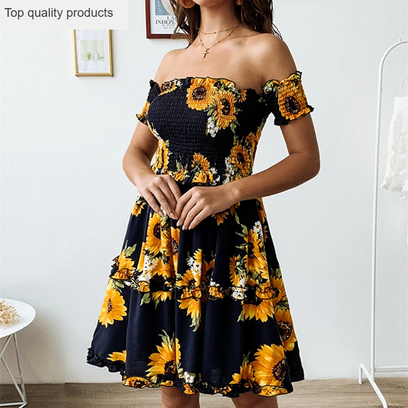 2020 летнее платье простое повседневное модное Трендовое сексуальное с принтом