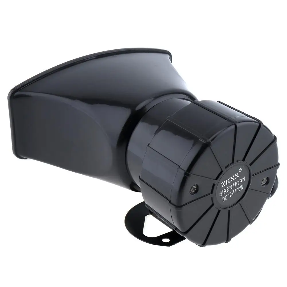 12V 100W Мотоцикл Авто Автомобиль Грузовик 7 звук тон громкая сирена полиции Пожарные машины скорой помощи Предупреждение сигнализации громкоговоритель