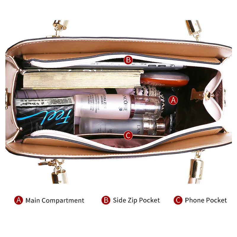 foxer fall winter bag for women stylish office lady brand handbag split leather high quality shoulder bags female chic purse free global shipping