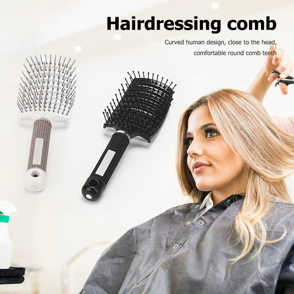 Изогнутая щетка для волос распутывания Массажная расческа головы Расческа