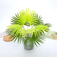 faux kwai in cement pot artificial plant realistic fake green leaf trees tropical wedding office tv shopping