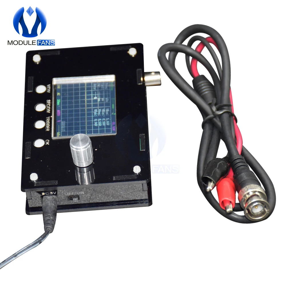 Осциллограф DSO328 2 4 дюйма TFT LCD Atmega328p компактный цифровой портативный SMT32 12-битный