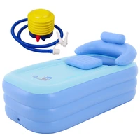 inflatable bathtub portable bath tub for adult child home spa hot bath ice bath foldable freestanding bathtub