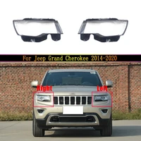 front headlamps glass headlights shell cover transparent lampshades lamp shell masks lens for jeep grand cherokee 20142020