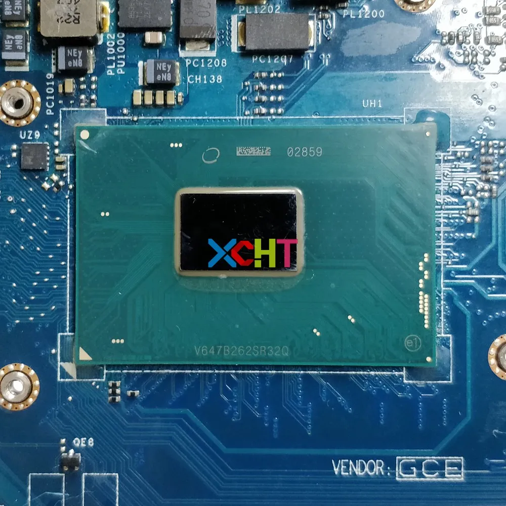 Для Dell XPS 15 9560 YH90J 0YH90J CN-0YH90J w i7-7700HQ процессор 1050/4 ГБ GPU LA-E331P Материнская плата