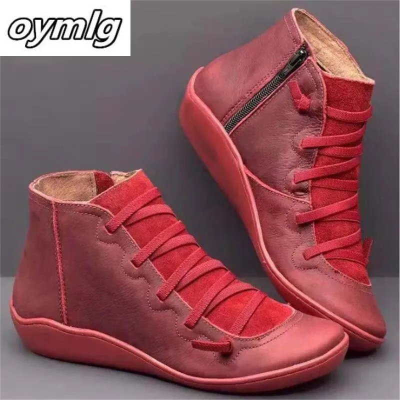 2020 зимние сапоги в британском стиле Женские высокие Полусапожки Повседневная