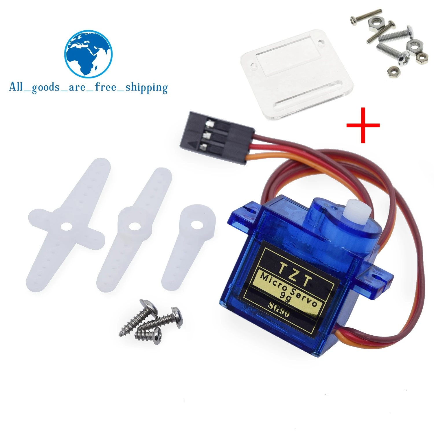 TZT официальная умная электроника Rc Мини Микро 9g 1,6 кг сервопривод SG90 Для RC 250 450 Вертолет самолет автомобиль лодка для Arduino DIY