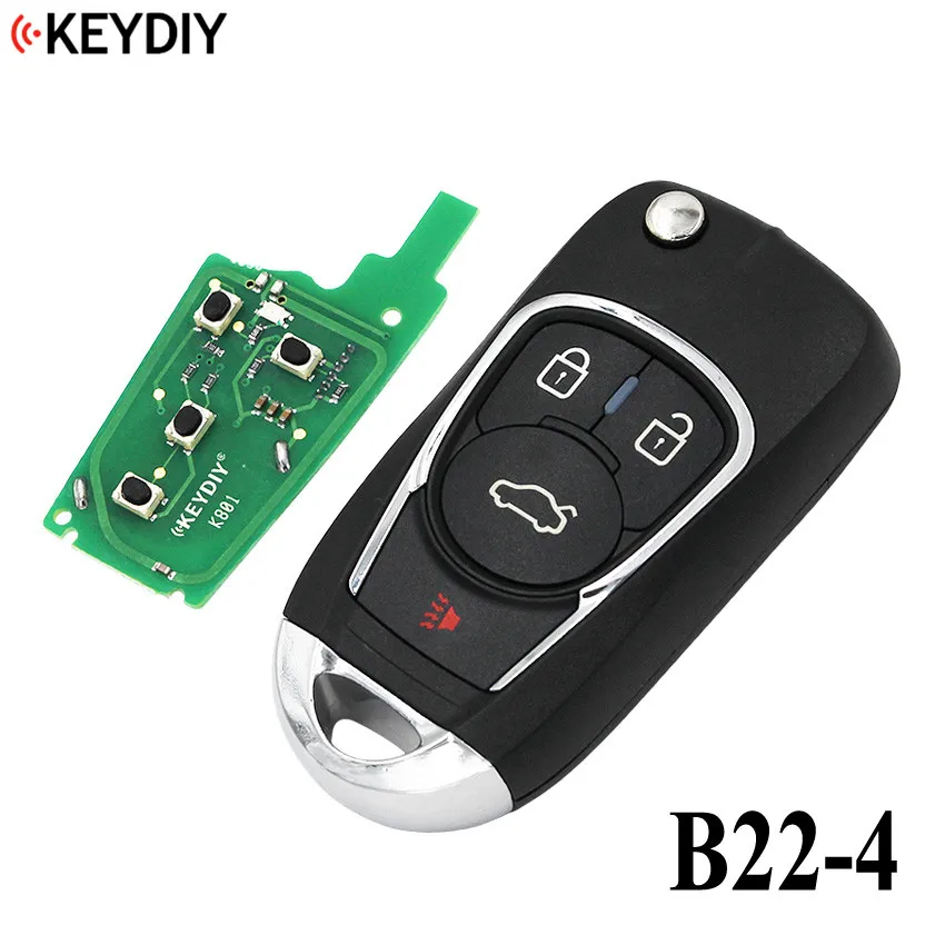 Оригинальная клавиша KEYDIY с 4 кнопками Φ + 1 Стильная универсальная дистанционного