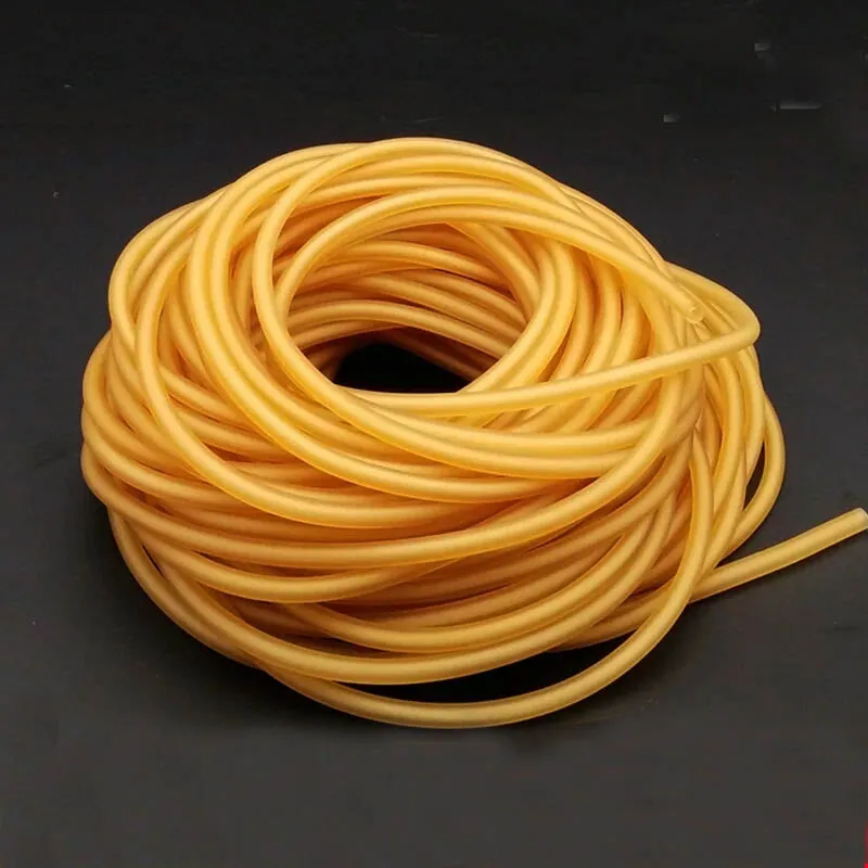 

10M Hunting Sling Shot Slings Rubber Sporting Natural Latex Tube Slingshot Green Color Replacement Band Accessories