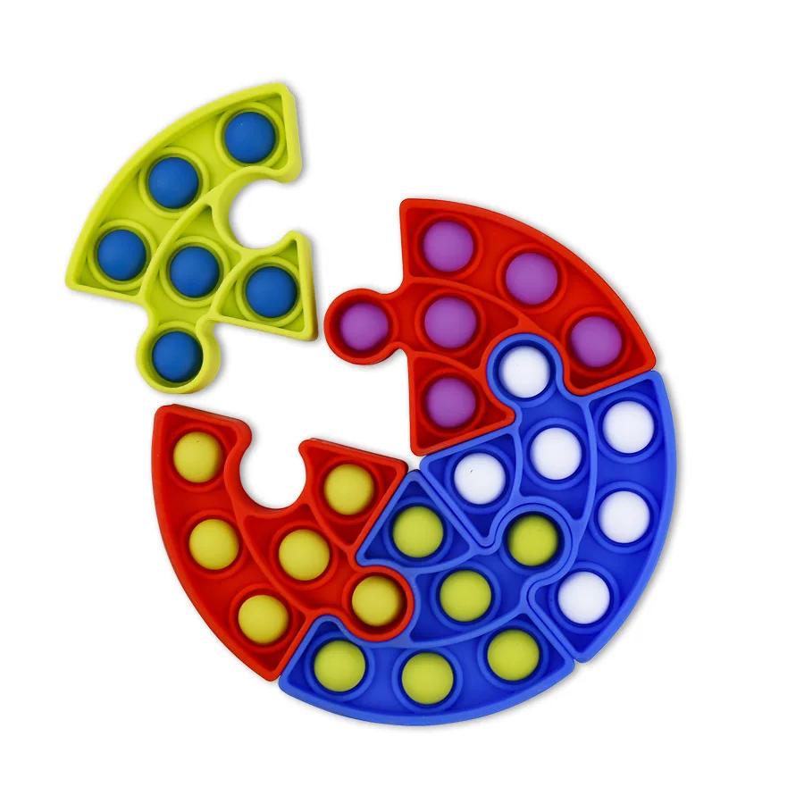 

Антистрессовый пазл с пузырьками, 5 шт., обучающая сборка, интерактивная игра для снятия стресса, детский подарок