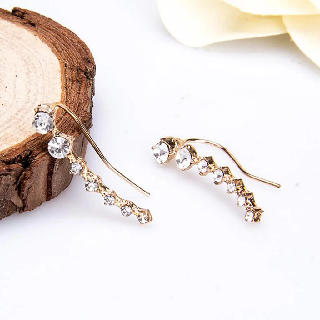 

Simple Retro Metal Diamonds Dipper Seven Stars Earrings Ladies Jewelry earrings For Women 2021