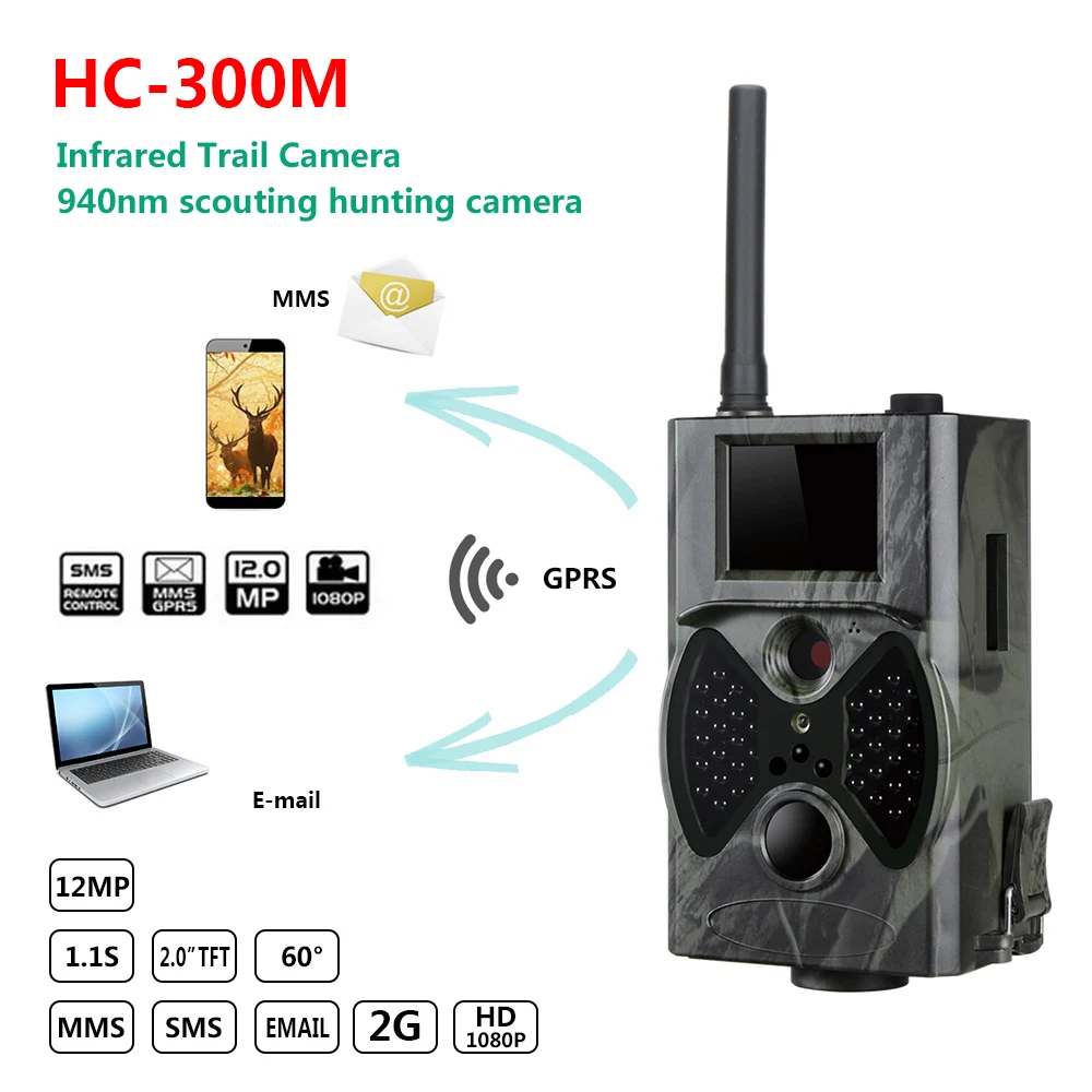 Lixada HC300M HC350M HC550M охоты Камера 16MP 0.5s триггер фото ловушка 1080P видео Ночное видение MMS