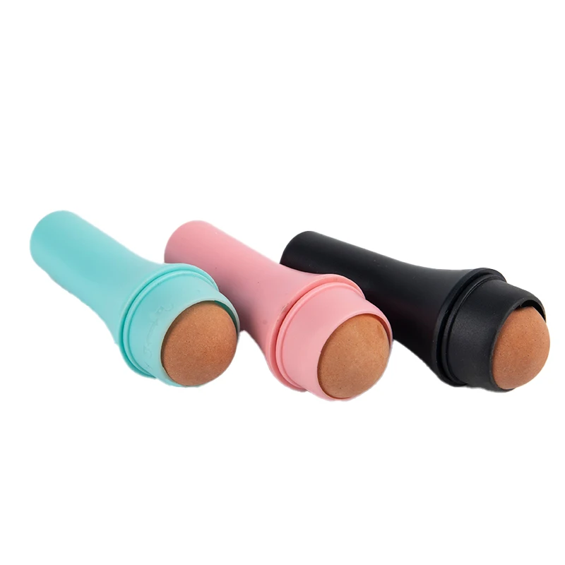 

Натуральный вулканический ролик, контроль масла, роликовый камень, матовый макияж, инструмент для ухода за кожей лица, Очищающий маслопогло...