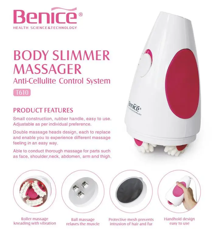 

Massage Lose Weight Machine Roller Instrument Abdominal Exercise Handle-held Massage Machine Full Body Slimming Massage Tool