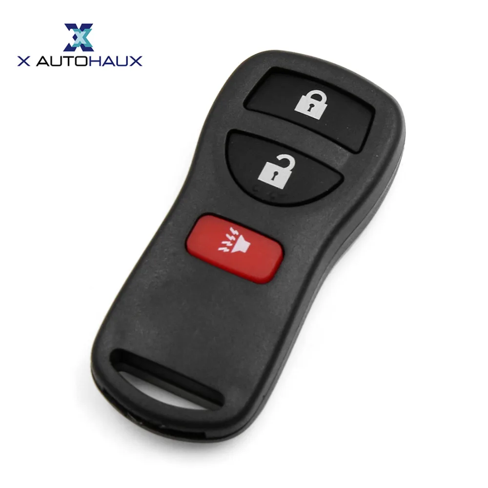 X AUTOHAUX 3 кнопки брелок удаленный чехол Замена CWTWB1U415 CWTWB1U733 CWTWB1U821 для Nissan Xterra 2002
