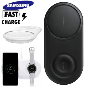 samsung ep p5200 2in1 fast wireless charger duo pad for galaxy s8s9s10s20s21 note 2010 watch s23 watch wireless charger free global shipping
