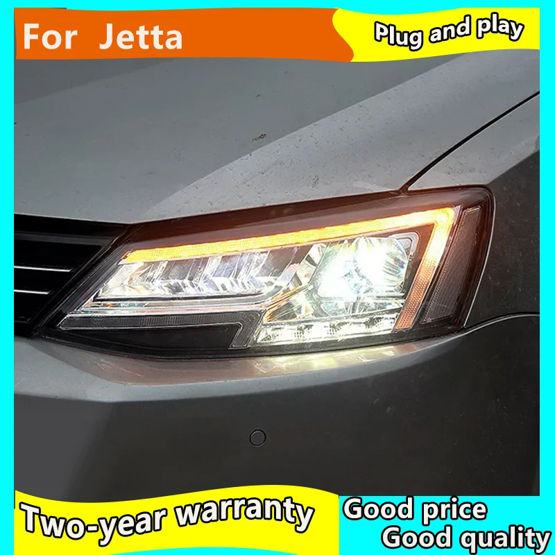 Стайлинг автомобиля KOWELL для vw 2012 2018 jetta светодиодный фары VW MK6 все bi линзы|Фара