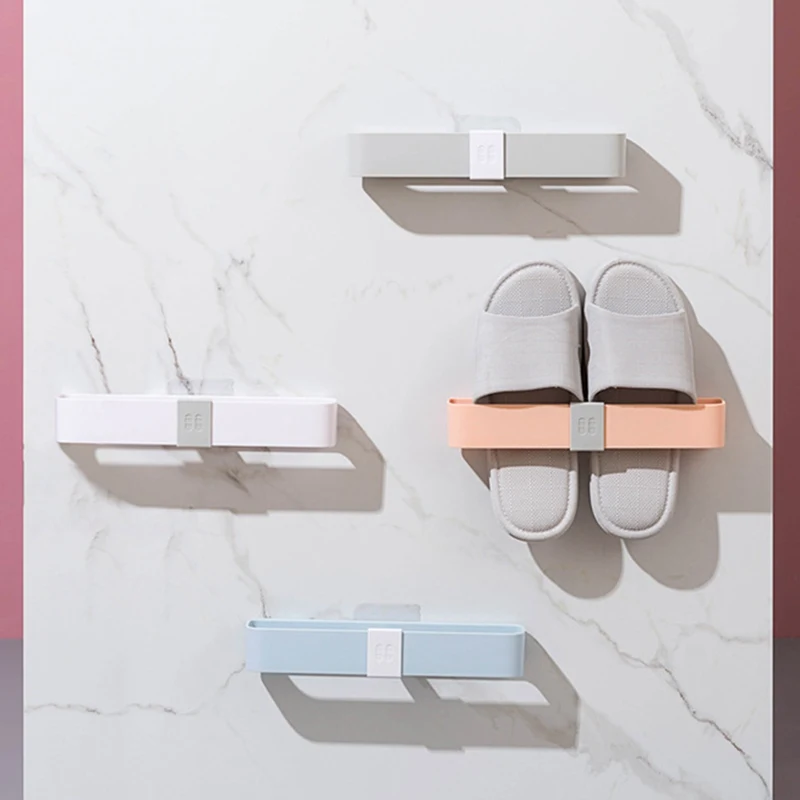 Новая настенная подвесная полка для тапочек держатель хранения Складная обуви