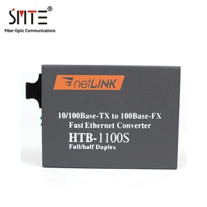 netlink htb 1100s ab optical media converter 25km sc port rj45 adaptive 10100mbps single mode single fiber wdm free global shipping