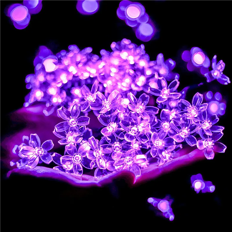 

20/50Led Solar String Light for Garden Decoration Waterproof Outdoor Solar Light Christmas Fairy Light Cherry Garland Solar Lamp
