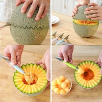 1pc fruit carving knife watermelon baller ice cream dig ball scoop spoon baller diy assorted cold dishes tool kitchen accessorie