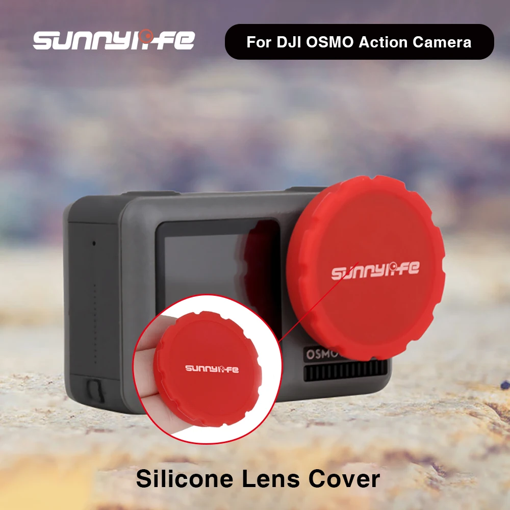 

Sunnylife Silicone Lens Cover For DJI OSMO Action Camera Skid-proof Scratch-proof Dust-proof Lens Protection