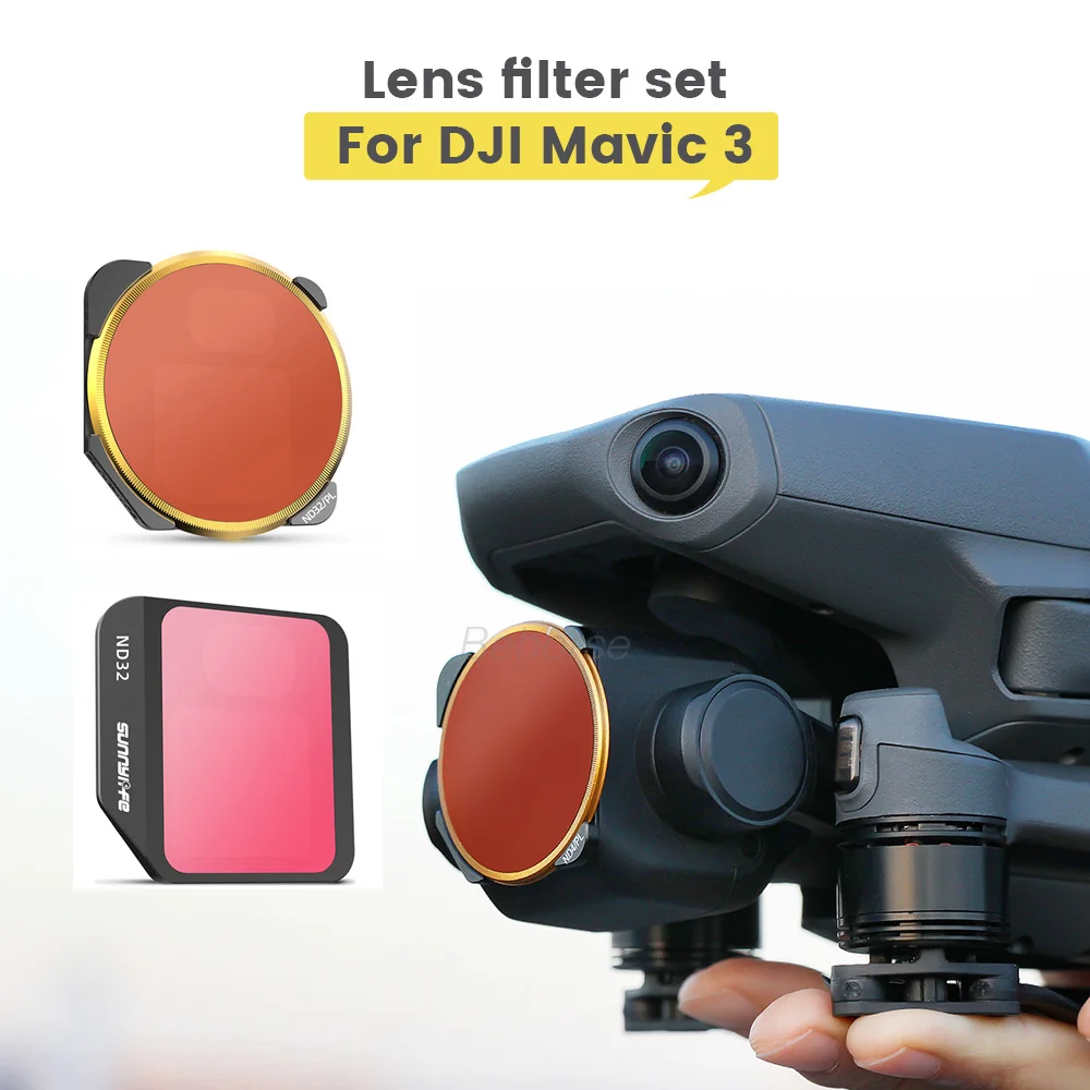 

Набор фильтров для объектива камеры DJI Mavic 3 Профессиональный CPL ND4 ND8 ND32 набор фильтров для DJI Mavic 3 Аксессуары для фильтров