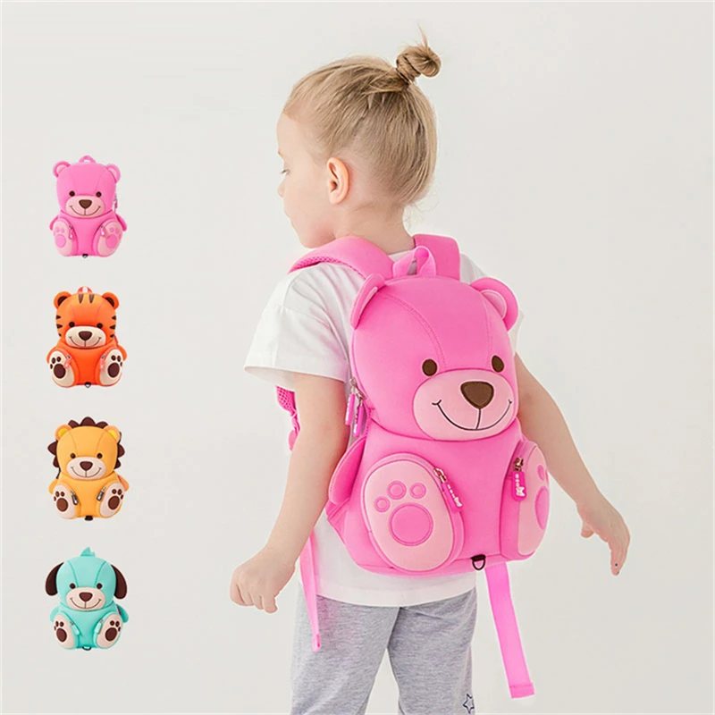 NOHOO рюкзак школьный 3-6 лет мальчик и девочка высокое качество водонепроницаемый 3D мультфильм детский сад рюкзак