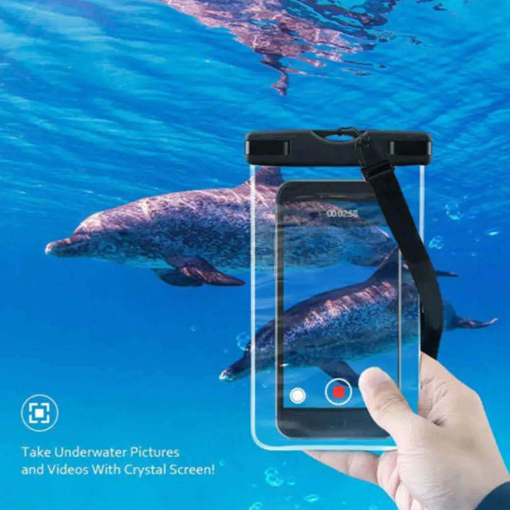 Водонепроницаемый подводный чехол сухие сумки с карманами для мобильного