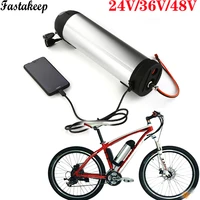 usb water bottle style electric bike 24v 36v 48v 10ah 15ah 20ah ebike lithium battery pack bafang 250w 350w 500w 750w motor