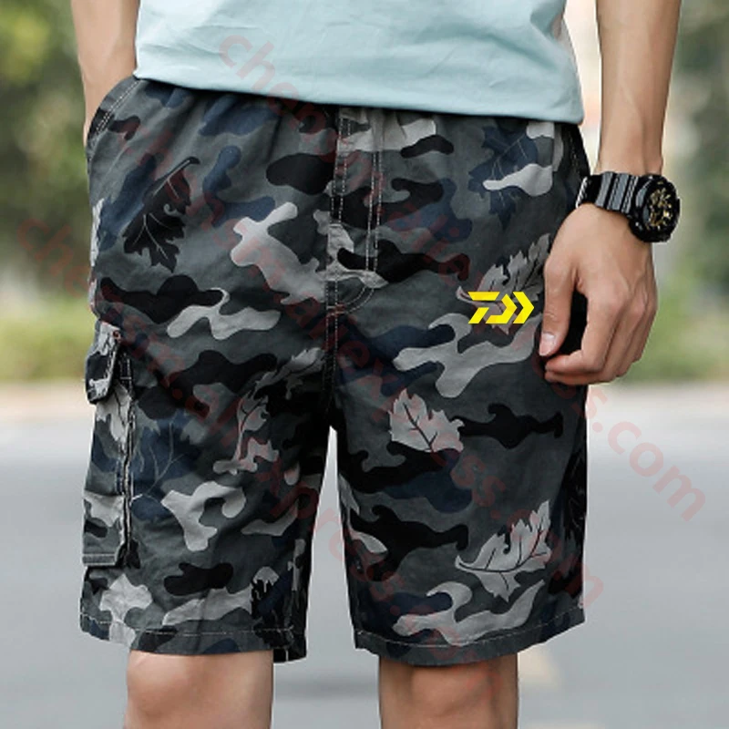 Прямая поставка мужские короткие брюки для рыбалки большого размера летние